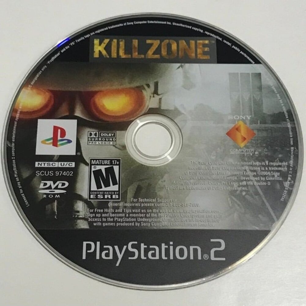 PS2 Killzone For PlayStation 2